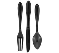 3 Piezas Tirador de Cajón y Puerta Diseño Cuchara Tenedor Cuchillo | Metal, Acabado Resistente Corrosión Desgaste, Estilo Europeo Decorativo para Muebles y Armarios
