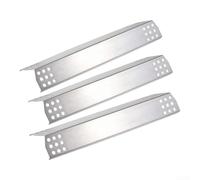 3 placas de calor de acero inoxidable para parrilla 720-0819 720-0787D 720-0953, kit de reparación de piezas de repuesto para quemador de hierro, accesorio de cocina al aire libre, color plateado