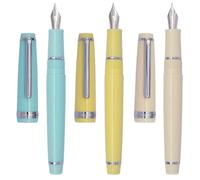 3 plumas estilográficas Jinhao 82, detalles plateados convertidor de tinta