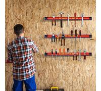 3 soportes magnéticos para herramientas de pared, juego de tiras magnéticas de 46 cm