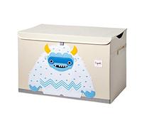 3 Sprouts - Baúl para Juguetes Infantil - Caja de Almacenaje para Niños - Organizador de Juguetes - Caja Guardar Juguetes - Yeti