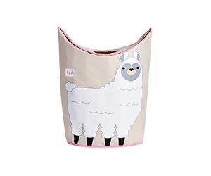 3 Sprouts - Cesta Ropa Sucia Bebe con Diseño Divertido - Ideal para Cesto Ropa Sucia Infantil - Almacenaje para Cesto de Juguetes - Cesto Ropa Bebe y Ropa Sucia Bebe - Llama