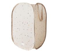 3 Sprouts Cesto Ropa Pop-up Infantil, Plegable, Terrazo Beige