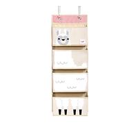 3 Sprouts White Llama Cot Tidy Multicolor Niños