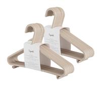 3 Sprouts Perchas Infantiles Paja de Trigo, Pack 30, Beige