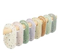 3 Sprouts - Separadores de Ropa para Bebé - Doble Cara Hermosos Separador de Armarios Bebe Desde Recién Nacido hasta 24 Meses - Organizadores de Armario por Meses - Juego de 8 - Terrazo