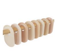 3 Sprouts - Separadores de Ropa para Bebé - Doble Cara Hermosos Separador de Armarios Bebe Desde Recién Nacido hasta 24 Meses - Organizadores de Armario por Meses - Juego de 8 - Sólido Neutro