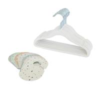 3 Sprouts Set Armario Bebé, 15 Perchas, 8 Separadores, Crema y Terrazo | organiza ropa de bebé por edad, talla y crecimiento; para armarios y rutinas rápidas; incluye perchas y separadores por edad