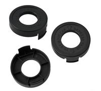 3 tapas de repuesto para recortadora de cuerda Black And Decker ST4500, cubierta de carrete compatible con ST5000 ST1000 ST3000 ST4000, piezas de repuesto para cabezal de jardín