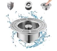3 Tapon Fregadero Cocina Acero Inoxidable Rejilla Universal Filtro Correas