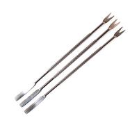 3 tenedores de acero inoxidable para mariscos, langosta, mariscos, aguja de nogal, tenedor de frutas, utensilios de cocina, herramientas de mariscos