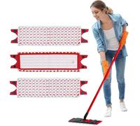 3 unidades de mopas compatibles con Vileda Ultramat Easy Wring | Fregona, fácil de sujetar, limpiador de polvo para eliminar manchas sucias, limpiar el suelo
