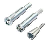 3 unidades de trenzador de cables, herramienta para trenzar cables eléctricos, trenzador de alambre de acero al carbono de alta velocidad para cables blandos y rígidos, incluye 3
