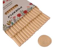 30 Barritas de Cera de 7mm para Pistola de Pegamento,PORXFLY Mini 0.28 pulgada Barritas de Cera Ideales para Sobres de Tarjetas,Invitaciones de Boda,Envoltorios de Regalos (Blanco Jade)