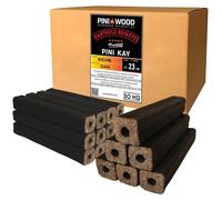 30 kg de briquetas de carbón vegetal de roble para calefacción