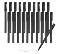 30 Piezas 0,6mm Rotulador Permanente Negro Punta Fina, Resistentes al Agua