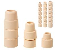 30 Piezas Tapón de Goma Compacto Beige de Caucho Natural