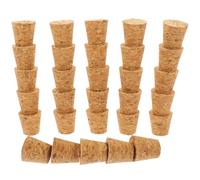 30 Piezas Tapones de Corcho Cónicos de Madera 20x15x20 MM | Cierre Hermético, Acabado Práctico, Uso en Banquetes y Hoteles, Pieza de Repuesto para Vidrio