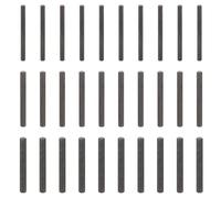 30 tapones de madera dura ranurados para cajones de gabinetes, pasadores redondos de madera estriada de 8/10/12 mm, pasadores de fijación de muebles