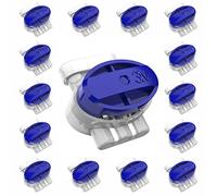 30 unidades - Conector de cable para relleno de grasa, conector de un solo cable, bornes de conexión, cable de limitación para robot cortacésped, compatible con Gardena/Bosch,