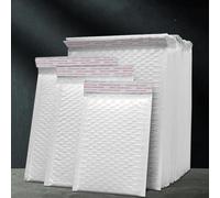 30 Unids/lote Bolsas De Sobres De Espuma Blanca Sobres Autoadhesivos Sobres De Envío Acolchados Con Bolsa De Correo De Burbujas Bolsa De Paquetes De Envío-25 * 30 Cm