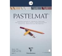 30 x 40 cm Clairefontaine Pastelmat Pad - Cuaderno para dibujo al pastel, color azul/Azul claro/Vino/arena
