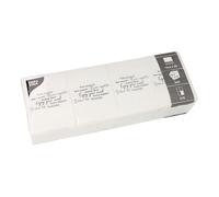 300 servilletas para aperitivos "Daily Collection" pliegue 1/4, 24 cm x 16,5 cm, color blanco "Enjoy your Meal"