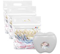 300 tapadera de film transparente con Dispensador, Dispensador con gancho Adhesiva, con 300 Piezas bolsas Cubiertas Elásticas para Alimentos, Caja de Almacenamiento de film en Plástico con gancho