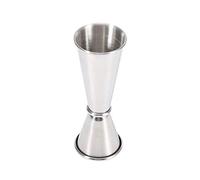 304 Acero inoxidable Jigger Bar Taza de medición Craft Dual Measure Cup Peg Taza de medición Herramienta de vino con escala 60ml Bar Party Cocktail Drink Shaker