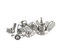 304 Stainless Steel Wing Nuts | Silver Multiple Sizes Usage Scenario: Frequent Adjustment & Disassembly(M3 x 10Pieces)