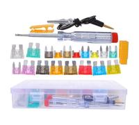 306 Piezas Kit de Fusibles Automotrices de Cuchilla y Caja | Surtido 2a a 35a, Plástico y Aluminio, para Coche, Autocaravana y Embarcaciones