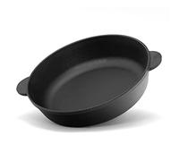 Sartén de hierro fundido, diámetro 30 cm. Olla para asar, guisar y servir, con dos asas