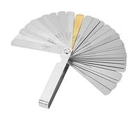 32 pcs Galgas Espesores, acero inoxidable Métrica Marcada y Herramienta de Medición Imperial Gap Doble marcado métrico e imperial 95 x 13 mm