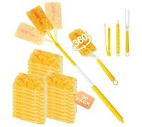 32 Piezas para Swiffer Plumero Atrapapolvo Recambios Kit, para Swiffer Duster 360° Manejar, Poste Telescópico, de Pelo de Mascotas/Polvo/alérgenos para recambios