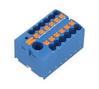 3273354 Conector: Bloque de distribución PTFIX 24A 450V para carril DIN azul ...
