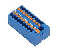 3273376 Conector: Bloque de distribución PTFIX 24A 450V para carril DIN azul ...