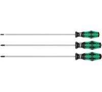 Wera Juego de destornilladores Kraftform Plus 335/350/355/3 – Vástago 300 mm, 3 piezas