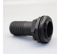 34 Adaptador de tanque de agua con rosca macho para conexión de desbordamiento, hecho de material PP robusto con sello de goma para sistemas de tope de agua