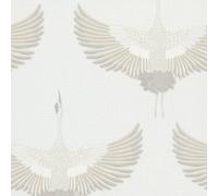 34529 - El Nuevo Libro De Diseño Pájaro Beige Galerie Papel Tapiz