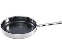 3524-327, Sartén de acero inoxidable de alta calidad, diámetro de 28 cm, con revestimiento antiadherente cerámico y estructura de panal hexagonal resistente a los arañazos, apta para todo tipo de coci