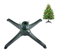 360 Grados Giratorio Ajustable Soporte De Árbol De Navidad Base Giratoria Eléctrica Para Árboles De Navidad De Hasta 3/9,8 Pies Se Adapta A Tubos De Hierro De 3,2 Cm De Diá etro