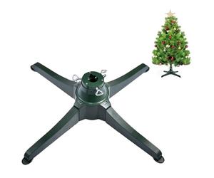 360 Grados Giratorio Ajustable Soporte De Árbol De Navidad Base Giratoria Eléctrica Para Árboles De Navidad De Hasta 3/9,8 Pies Se Adapta A Tubos De Hierro De 3,2 Cm De Diá etro