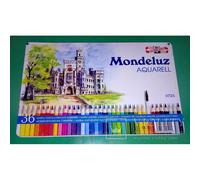 3725 - KOH-I-NOOR MONDELUZ LAPICES DE COLORES PARA A CUARELA 36 UNIDADES