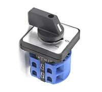 380V 10A 2 posiciones 2 polos 8 terminales Selector rotativo interruptor de cambio de cámara rotativa Universal interruptor de marcha atrás del Motor eléctrico
