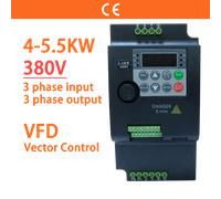380V 3.7KW/4/5.5KW 5HP/7.5HP VFD económico convertidor de frecuencia Variable cambiador variador para inversor de Control de velocidad del Motor 3.7KW