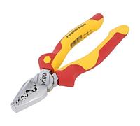 38986 Alicates aislados,engarzar acero 180mm 1kVAC Blister 0.25-16mm2 WIHA