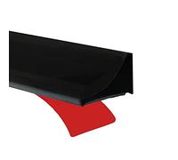 39"/1M Negro Barrera de Ducha Y Sistema de Retención,Umbral de Ducha Plegable,Barrera Agua Silicona Tira Impermeable Sellado,Perfil Ducha Adhesivo,Tope de Agua Flexible para Baño Suelo,Lavabo,Bañera