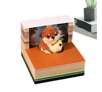 3D Calendar 2027 | Animal Shape Memo Pad With LED Lights