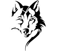 3D Car Sticker Dog Car Sticker Funny Personalized Dog Totem Sticker Body Bumper Rope Sticker Car Sticker Decoration，11.4X16.6cm