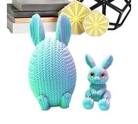 3D Easter Eggs, Decorative Easter Tabletop Figures, Festive Spring Ornament Set, Colorful Lightweight Display Accents, Charm Holiday Decor for Bookcase Window Sill Bookshelf Gabinete Office